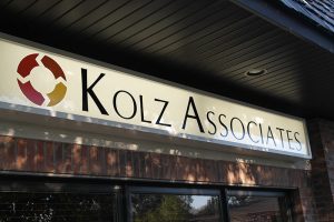 Kolz Associates Sign Come stop by